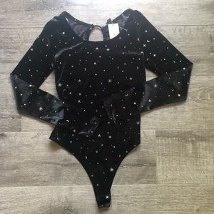 NWT Wild Fable Sexy Open Back Bodysuit